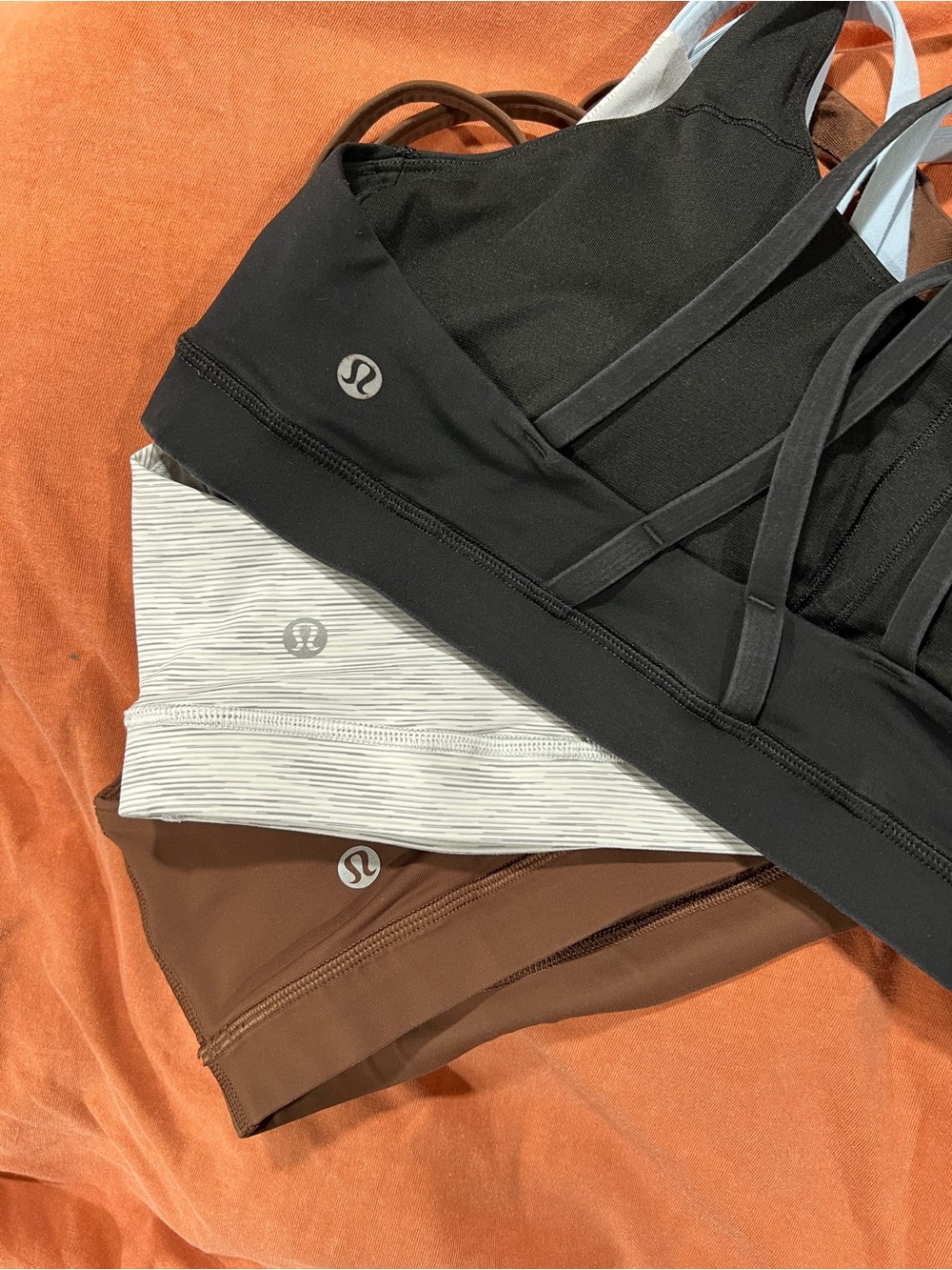 lululemon athletica Black Strappy Sports Bra